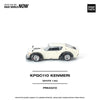 POPRACE Nissan Skyline KPGC110 Kenmeri White 1:64 Scale Diecast Model (Pre-Order)
