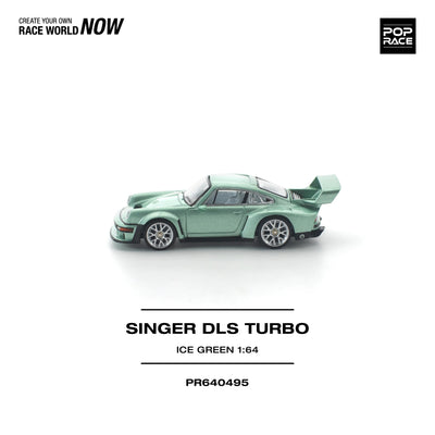 *PRE-ORDER* Singer DLS Turbo, 1:64 Scale (Ice Green) - Pop Race