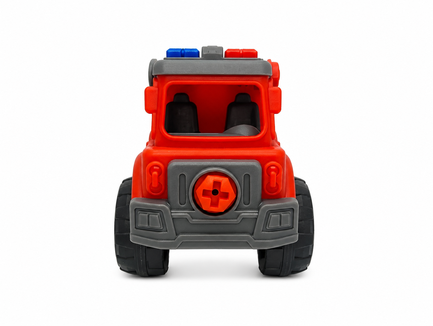 FC26 DIY Puzzle Fire Truck Toy Set – Pack of 4