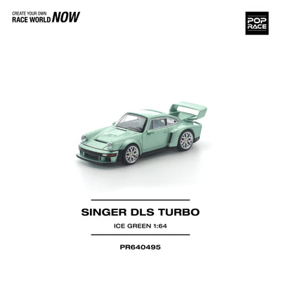 *PRE-ORDER* Singer DLS Turbo, 1:64 Scale (Ice Green) - Pop Race