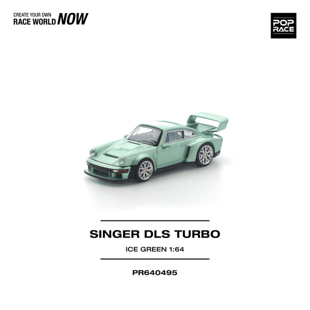 POPRACE Singer DLS Turbo Ice Green 1:64 Scale Diecast Model - Pre-Order