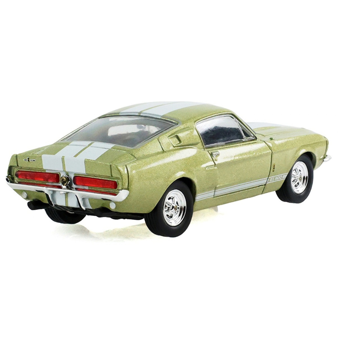 The Mustang Stampede Series 2 - 1967 Ford Shelby GT500 - Lime Gold, 1:64 Scale by GreenLight - 1:64 scale, view 4