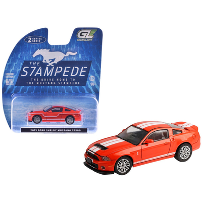 The Mustang Stampede Series 2 - 2013 Ford Shelby Mustang GT500 – Race, 1:64 Scale (Red) by GreenLight - 1:64 scale, view 2