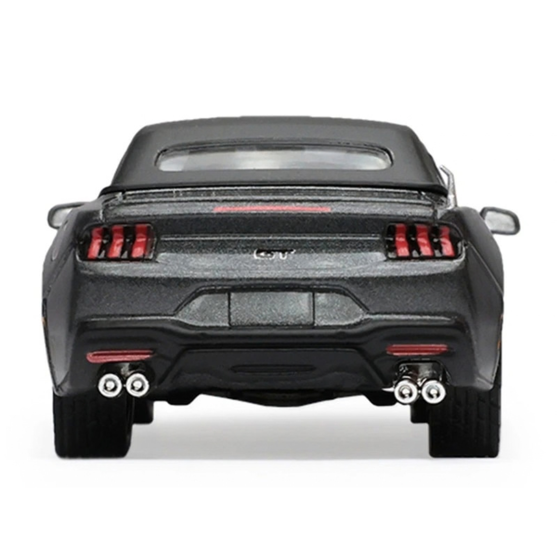 The Mustang Stampede Series 2 - 2024 Ford Mustang1 GT 5.0 Convertible, 1:64 Scale (Dark Matter Gray) by GreenLight - 1:64 scale, view 5