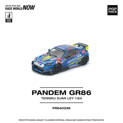 *PRE-ORDER* Pandem GR 86 Tengku Djan Ley, 1:64 Scale - Pop Race