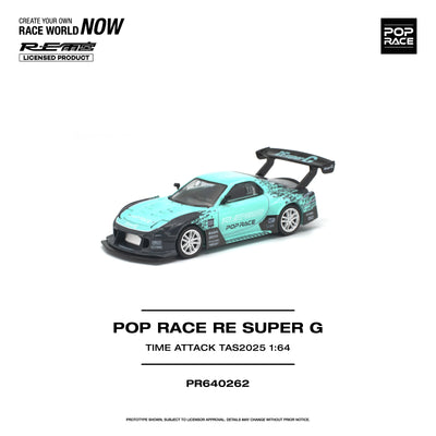 *PRE-ORDER* Pop Race RE Super G Time Attack TAS 2025, 1:64 Scale
