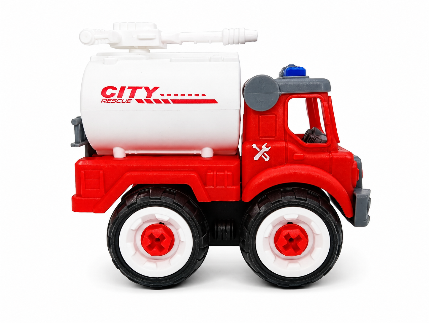 FC26 DIY Puzzle Fire Truck Toy Set – Pack of 4