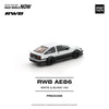 POPRACE RWB Toyota AE86 White Black 1:64 Scale Diecast Model (Pre-Order)