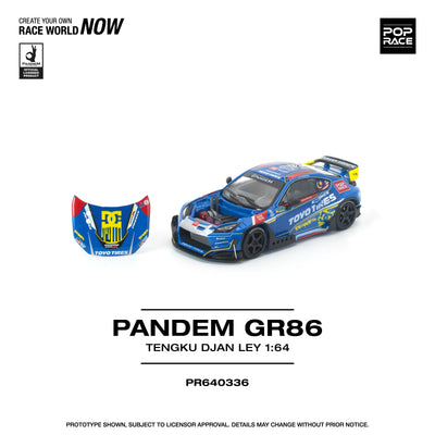 *PRE-ORDER* Pandem GR 86 Tengku Djan Ley, 1:64 Scale - Pop Race