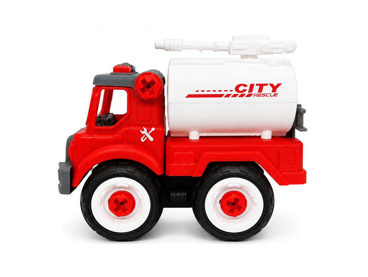 FC26 DIY Puzzle Fire Truck Toy Set – Pack of 4