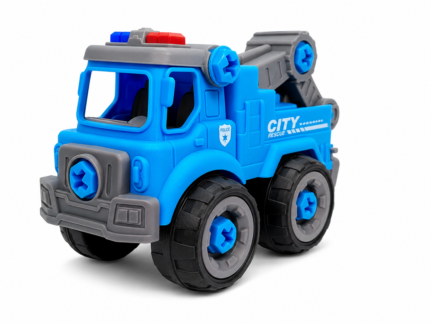 FC27 DIY Puzzle Rescue Vehicle Toy Set – Pack of 4