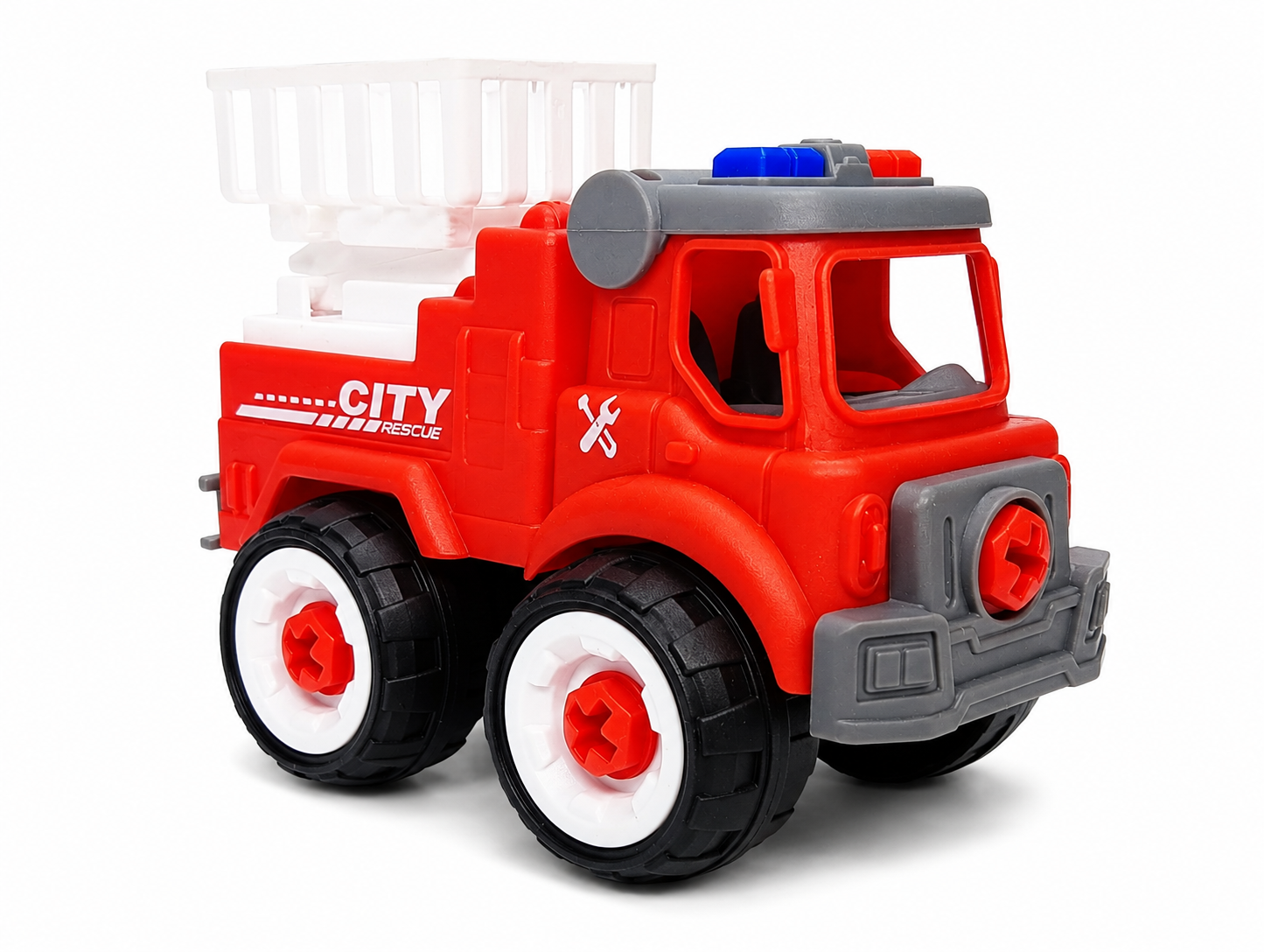 FC27 DIY Puzzle Rescue Vehicle Toy Set – Pack of 4