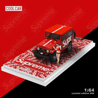 PRE-ORDER Time Micro CC Toyota FJ40 Supreme Figure Edition Limited 999 pcs 1:64 Scale Diecast Model