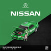 PRE-ORDER Time Micro Nissan GTR R32 Green No.55 Figure Edition 1:64 Scale Diecast Model