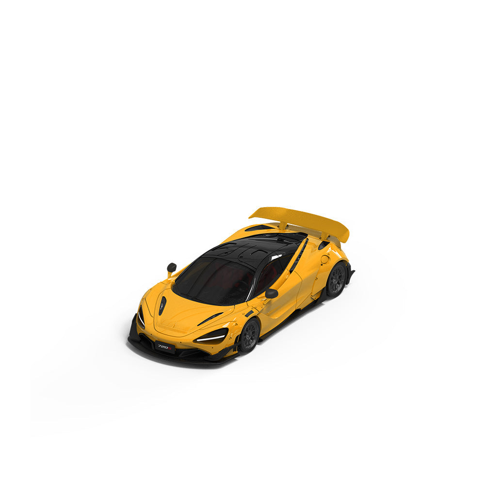 PRE-ORDER Time Micro SC McLaren 720S Yellow Regular Edition 1:64 Scale Diecast Model
