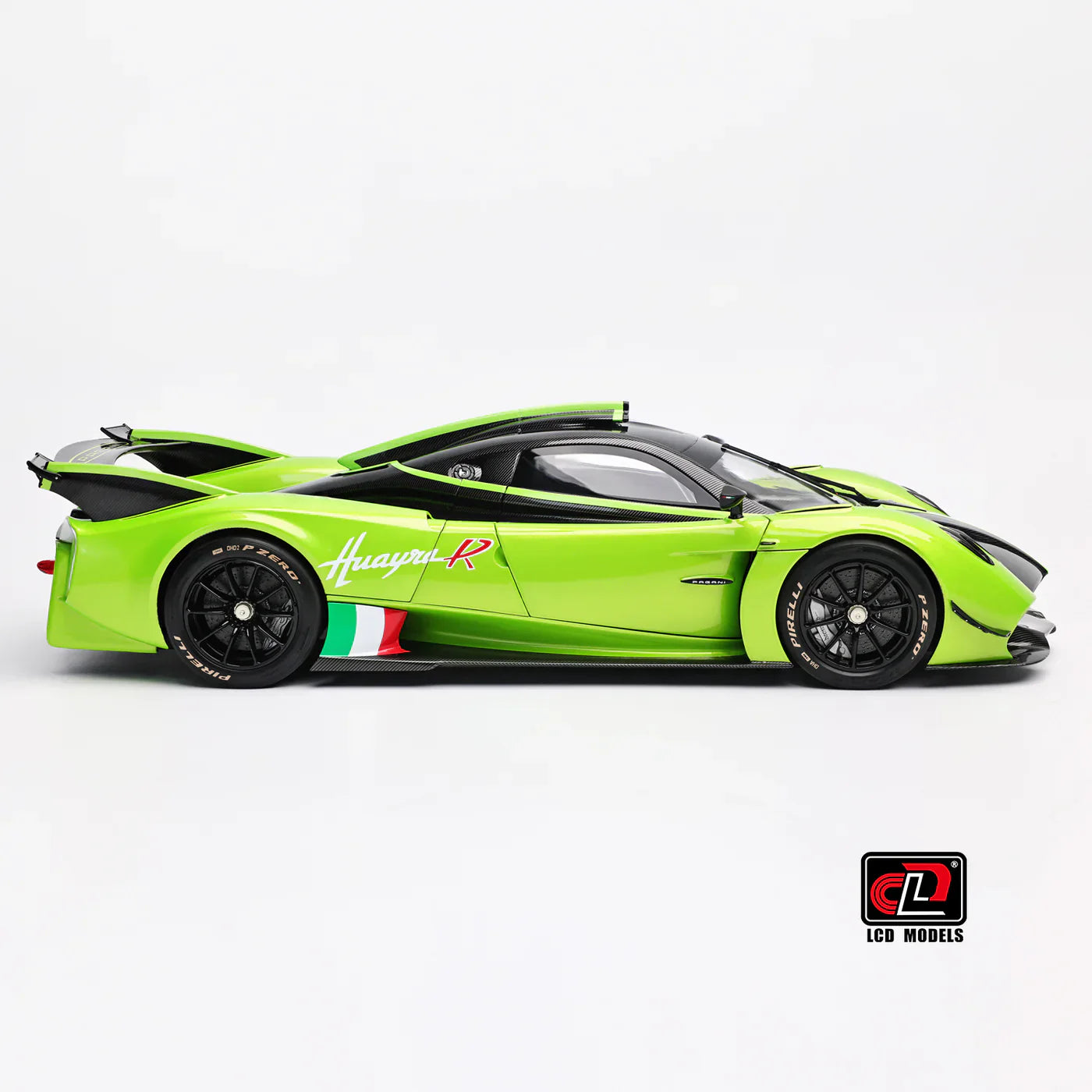 LCD Pagani Huayra R Green 1:18 Scale Diecast Model