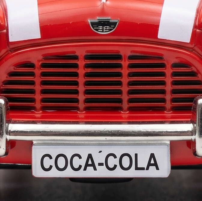TINY Austin Mini Countryman Coca-Cola 1:50 Scale Diecast (COKE092)