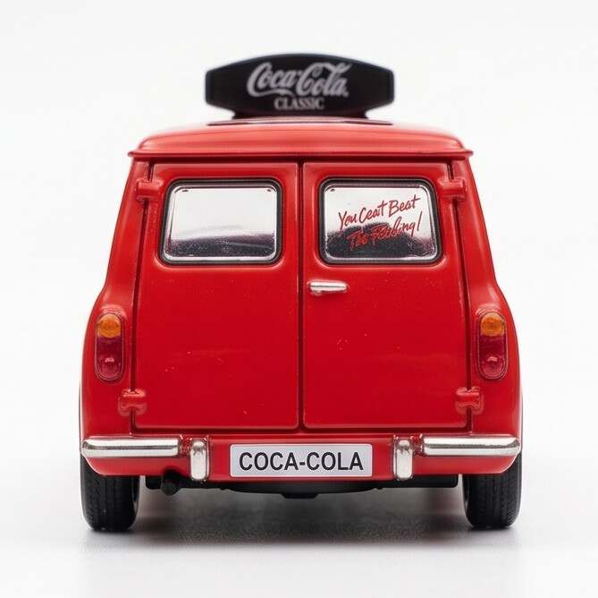 TINY Austin Mini Countryman Coca-Cola 1:50 Scale Diecast (COKE092)