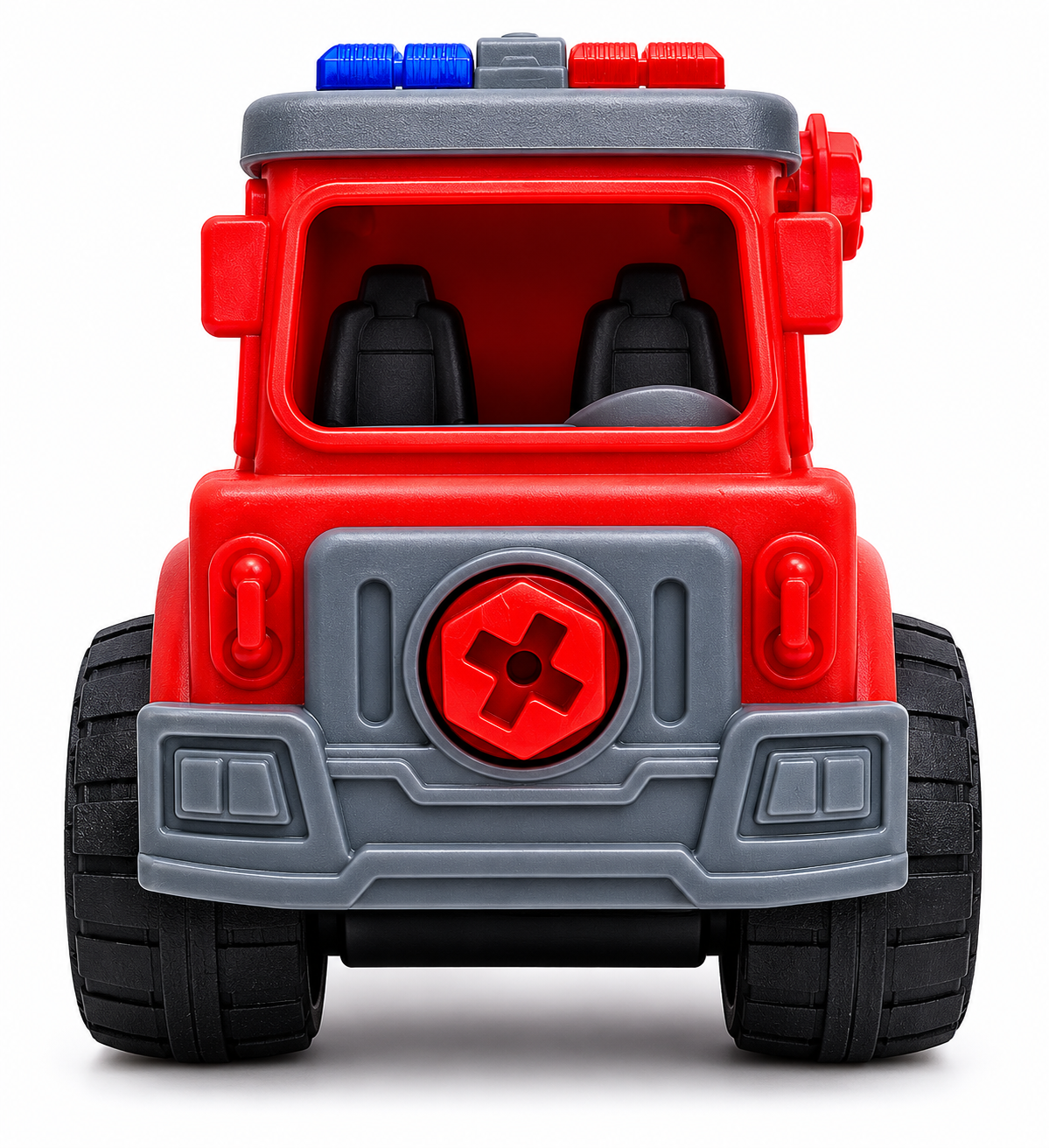 FC22 DIY Puzzle Assemble Fire Trailer Toy