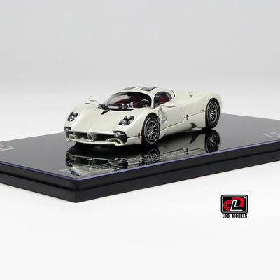 Pagani Utopia White LCD Models | 1:43 Scale Diecast | Hypercar Collectible