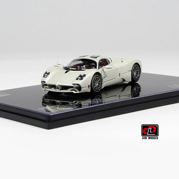 Pagani Utopia White LCD Models | 1:43 Scale Diecast | Hypercar Collectible