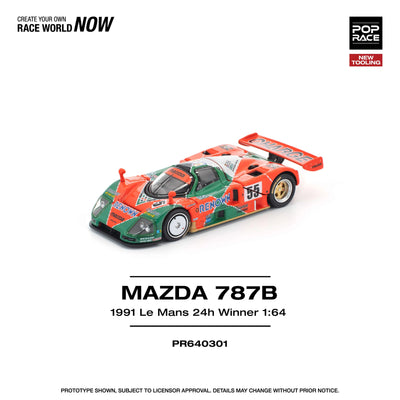 Mazda 787B Le Mans 1991, 1:64 Scale