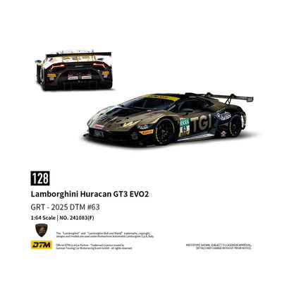 PRE-ORDER Trends Hobby Lamborghini Huracan GT3 EVO2 DTM 2025 #63 1:64 Scale Diecast Model