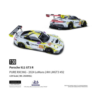 PRE-ORDER Trends Hobby Porsche 911 GT3 R LeMans 24H 2024 #92 1:64 Scale Diecast Model