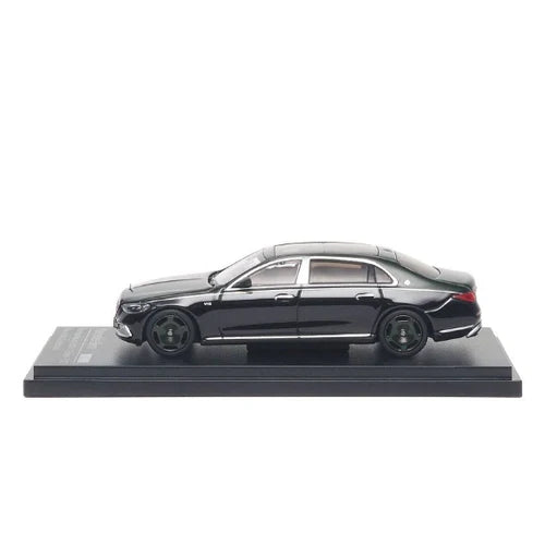 ALMOST REAL Mercedes-Benz Maybach S 680 V12 Edition 2025 Olive Metallic & Obsidian Black 1:64 Scale Diecast Model