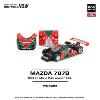 Mazda 787B Le Mans 1991, 1:64 Scale