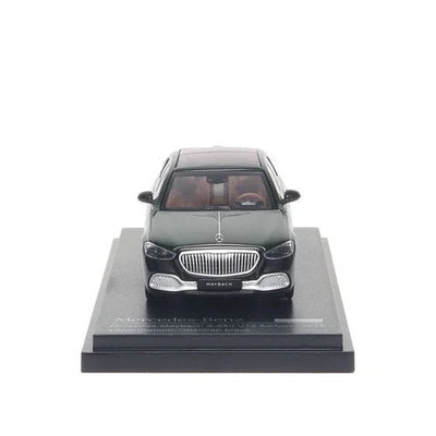 ALMOST REAL Mercedes-Benz Maybach S 680 V12 Edition 2025 Olive Metallic & Obsidian Black 1:64 Scale Diecast Model