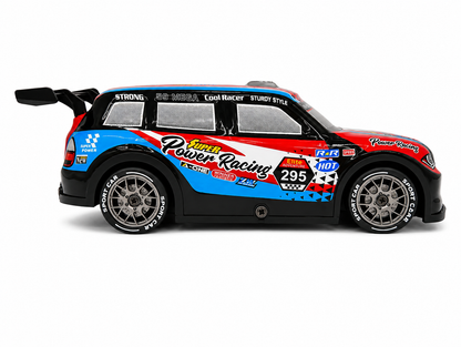 FC07 1:22 Scale Remote Control 4WD Drift Car with Lights & Spray Effect – Red
