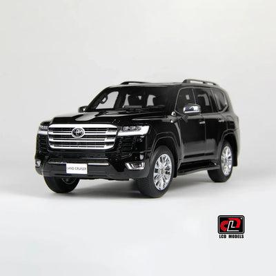 LCD Toyota Land Cruiser 300 ZX Black 1:18 Scale Diecast Model