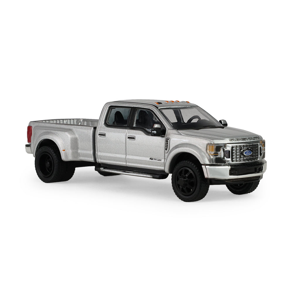 Auto Mall Series 8 - 2022 Ford F-450 Super Duty, 1:64 Scale (Iconic Silver) by GreenLight - 1:64 scale, view 4