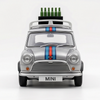 TINY Mini Cooper MK1 1:50 Scale Silver (MINI0023) – Official Licensed Diecast with Acrylic Case