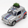 TINY Mini Cooper MK1 1:50 Scale Silver (MINI0023) – Official Licensed Diecast with Acrylic Case
