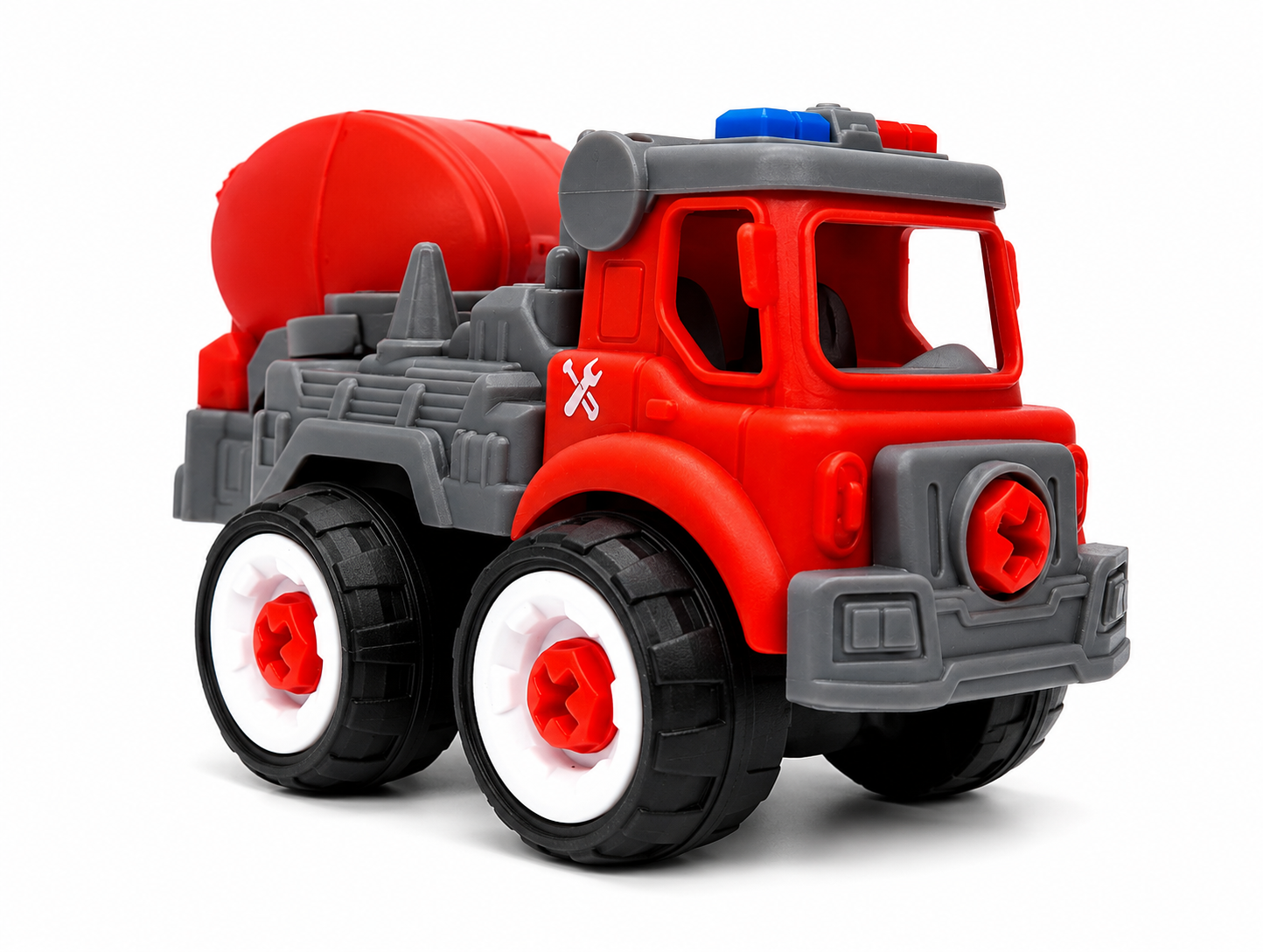 FC22 DIY Puzzle Assemble Fire Trailer Toy