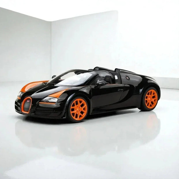 Rastar Bugatti Grand Sport Vitesse Black 1:18 Scale Diecast Model