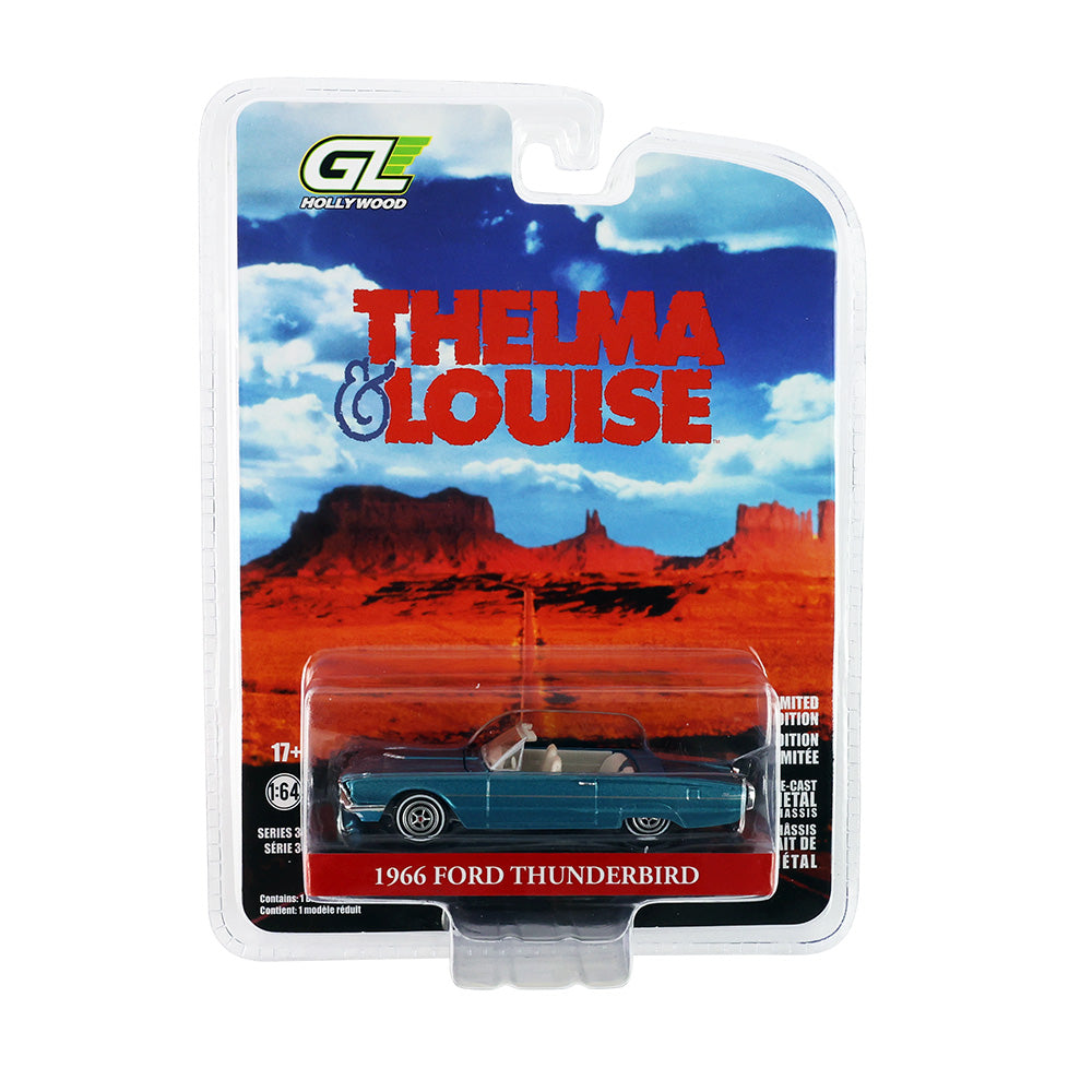 Thelma & Louise (1991) - 1966 Ford Thunderbird Convertible Solid Pack, 1:64 Scale by GreenLight - 1:64 scale, view 1