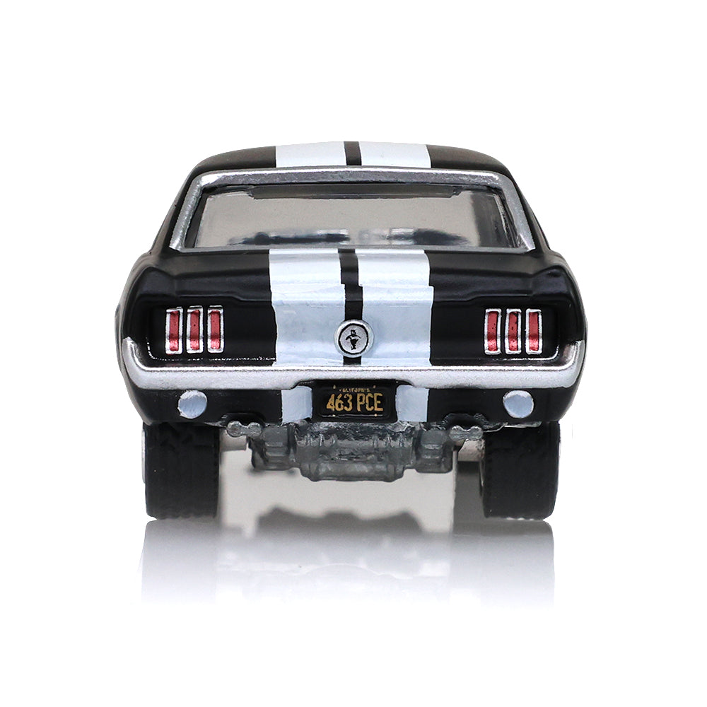 Hollywood Series 35 - Creed II (2018) - Adonis Creed's 1967 Ford Mustang Coupe  - Black with White Stripes Solid Pack, 1:64 Scale by GreenLight - 1:64 scale, view 7