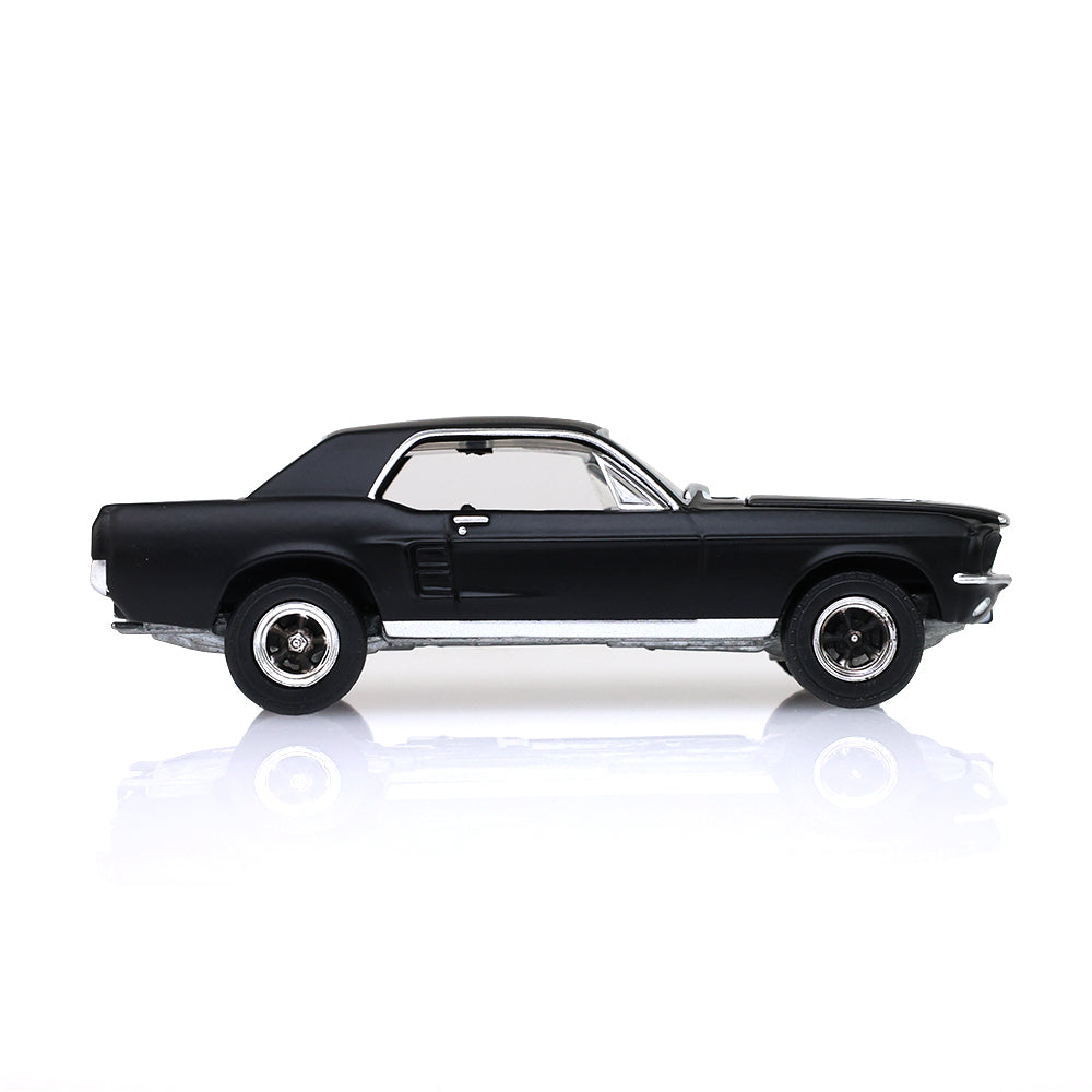 Hollywood Series 35 - Creed II (2018) - Adonis Creed's 1967 Ford Mustang Coupe  - Black with White Stripes Solid Pack, 1:64 Scale by GreenLight - 1:64 scale, view 8