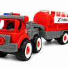 FC22 DIY Puzzle Assemble Fire Trailer Toy
