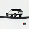 LCD Land Rover Range Rover SV Serenity White with Black Roof 1:43 Scale Diecast Model