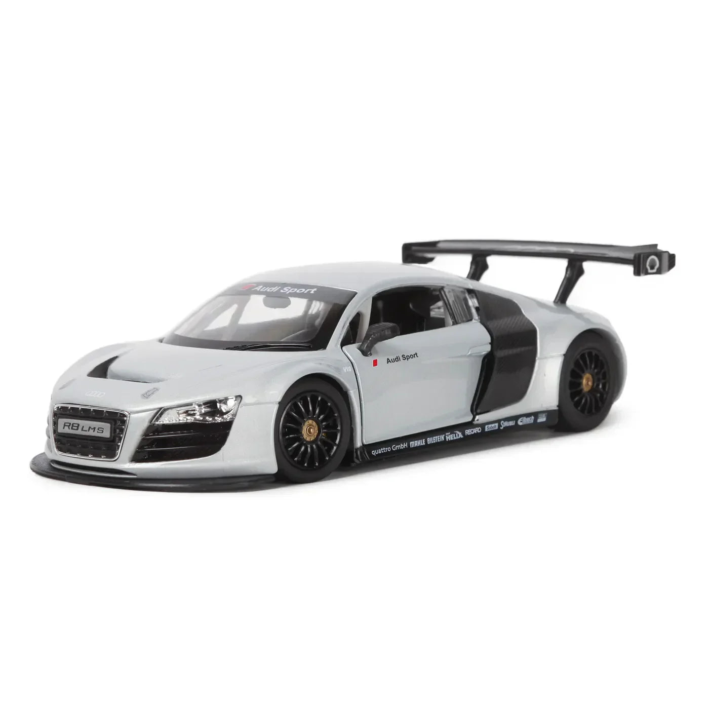 Rastar Audi R8 Silver 1:24 Scale Diecast Model