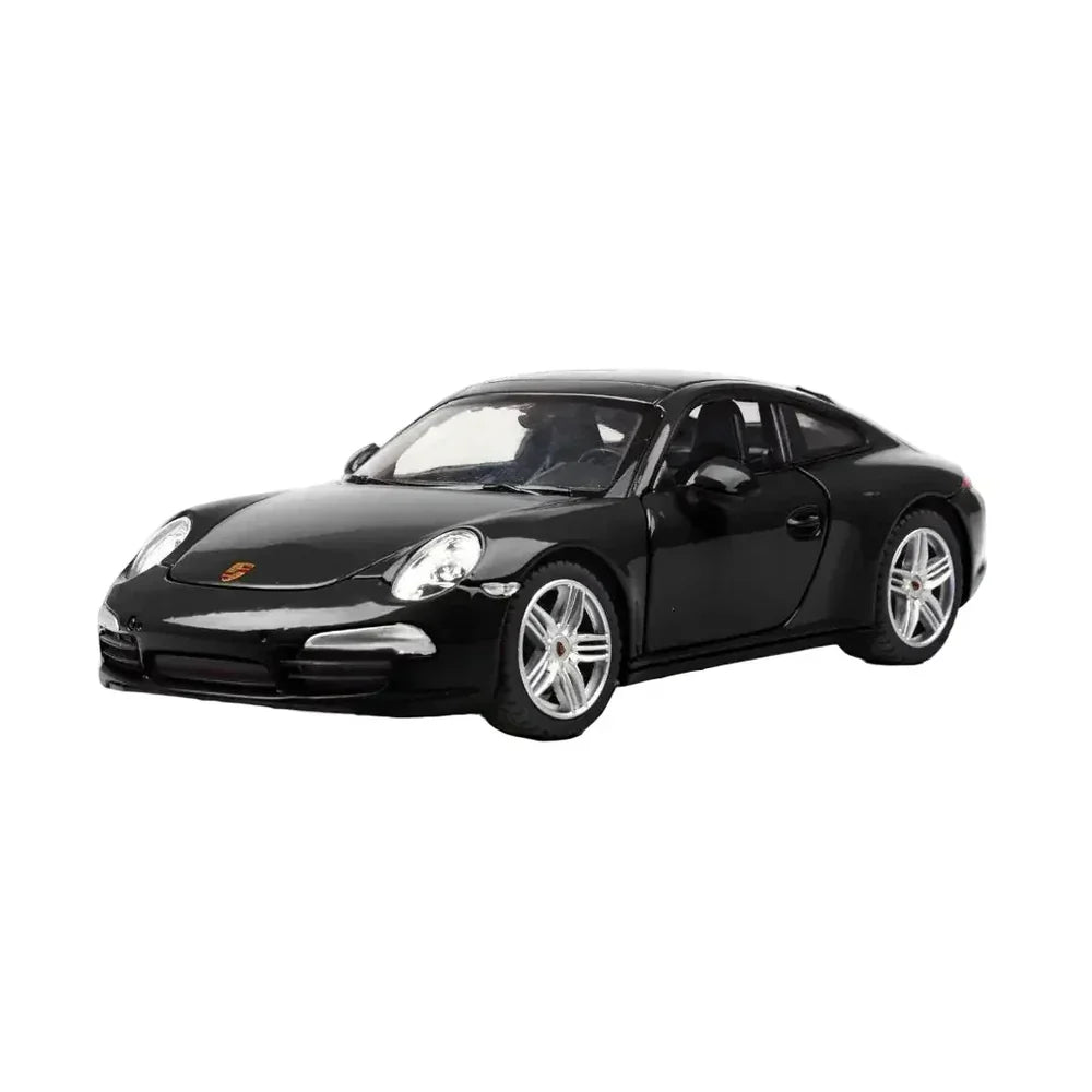 Rastar Porsche 911 Black 1:24 Scale Diecast Model