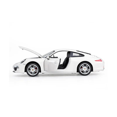 Rastar Porsche 911 White 1:24 Scale Diecast Model