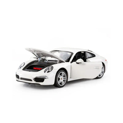 Rastar Porsche 911 White 1:24 Scale Diecast Model