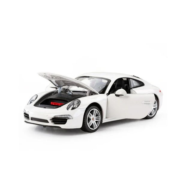 Rastar Porsche 911 White 1:24 Scale Diecast Model