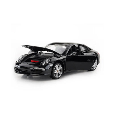 Rastar Porsche 911 Black 1:24 Scale Diecast Model