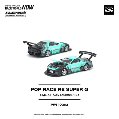 *PRE-ORDER* Pop Race RE Super G Time Attack TAS 2025, 1:64 Scale